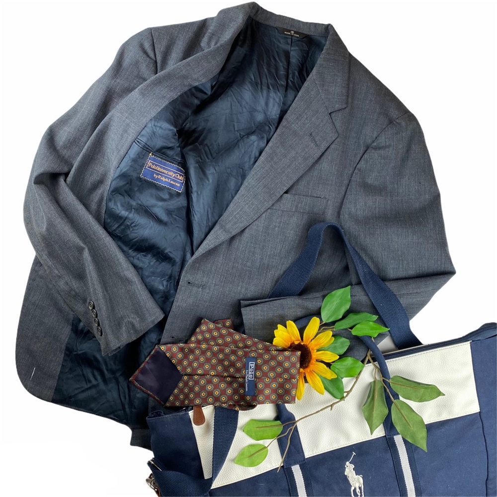 Polo University Ralph Lauren Club Plaid Blazer